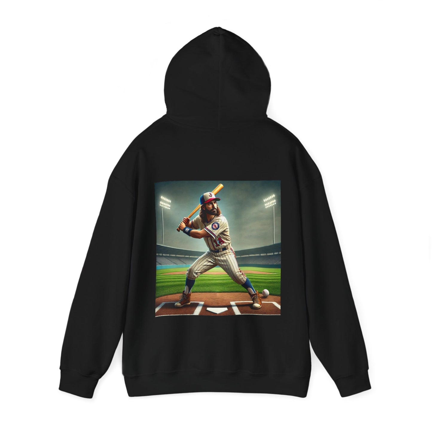 Baseball Jesus Hoodie