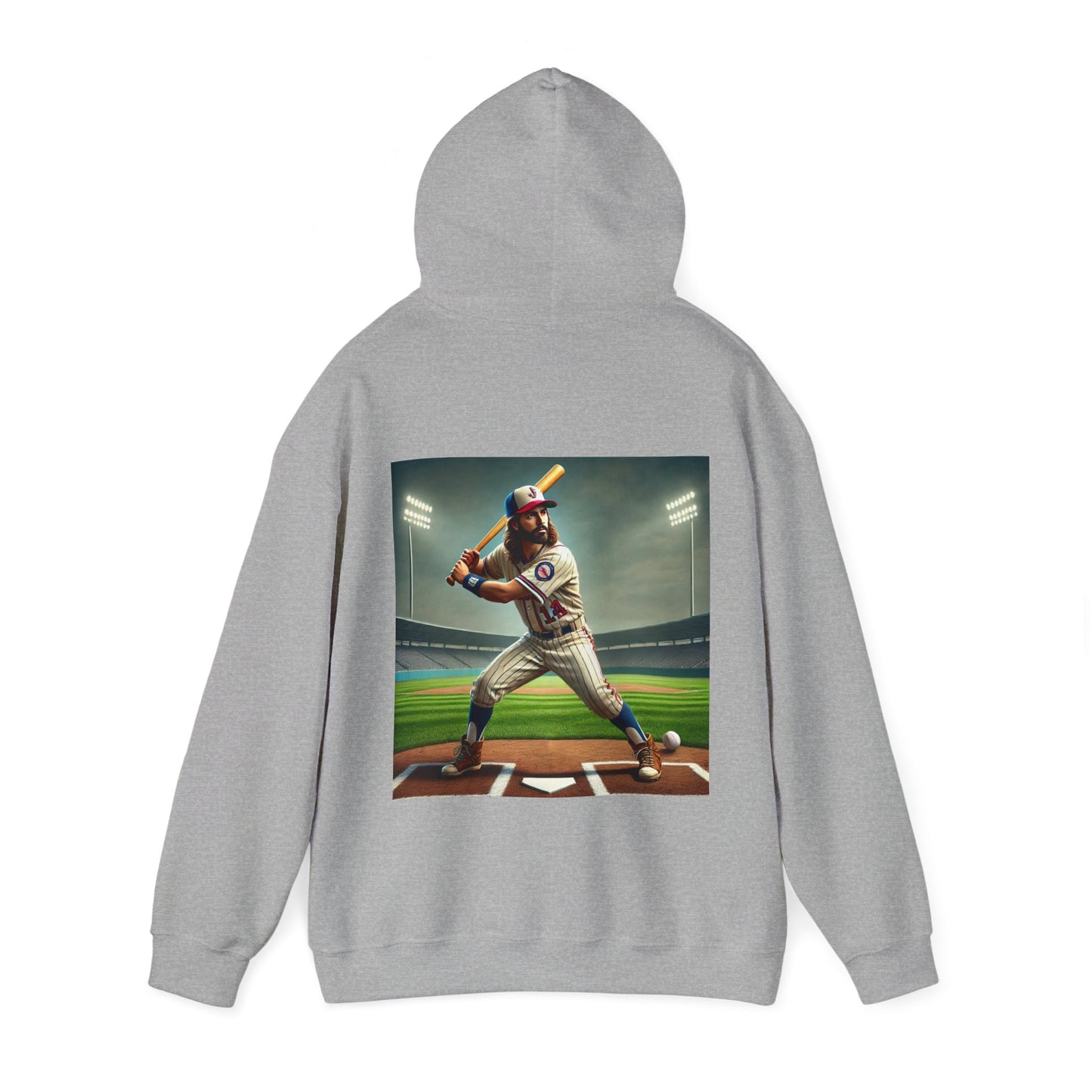 Baseball Jesus Hoodie