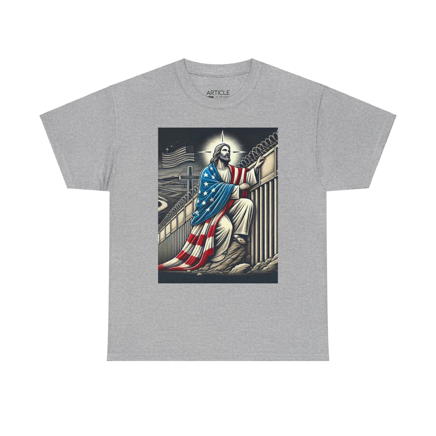 Jesus at the Border Wall T-Shirt