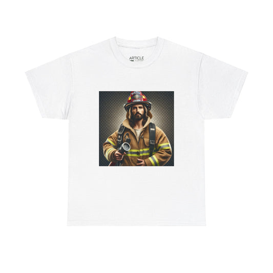 Firefighter Jesus T-Shirt