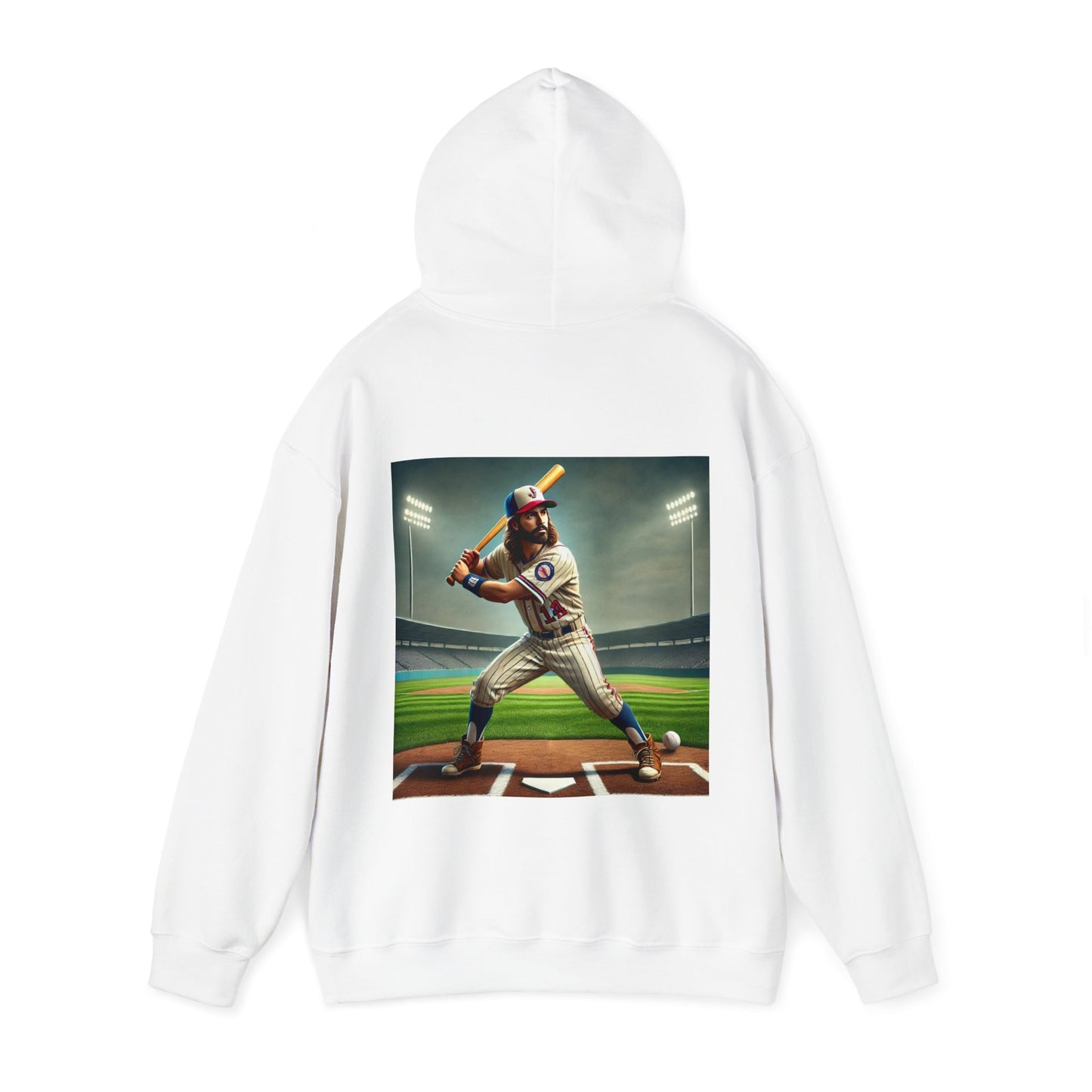 Baseball Jesus Hoodie